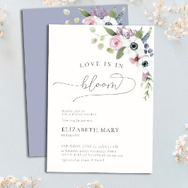 Liefde in Bloom Anemones Boho Floral Vrijgezellenf Kaart