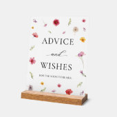 Liefde in Bloom Bloemen Vrijgezellenfeest Advies & Acryl Bord (Hoek)