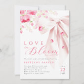 Liefde in Bloom Bow Vrijgezellenfeest Kaart (Voorkant)