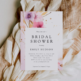 Liefde in Bloom Bridal Shower Invitation Kaart