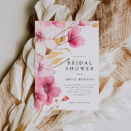 Liefde in Bloom Bridal Shower Invitation Kaart
