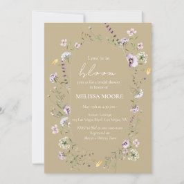 Liefde in Bloom Bridal Shower Kaart