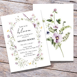 Liefde in Bloom Bridal Shower Kaart