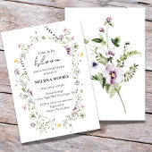 Liefde in Bloom Bridal Shower Kaart