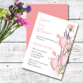 Liefde in Bloom Bridal Shower Kaart