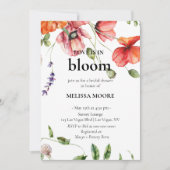 Liefde in Bloom Bridal Shower Kaart (Voorkant)