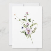 Liefde in Bloom Bridal Shower Kaart (Achterkant)