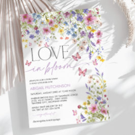 Liefde in Bloom Butterfly Vrijgezellenfeest Kaart