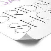 Liefde in Bloom Butterfly Vrijgezellenfeest Welkom Poster (Hoek)