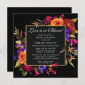 Liefde in Bloom Floral Vrijgezellenfeest Kaart (Voorkant / Achterkant)