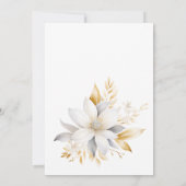 Liefde in Bloom Florals Vrijgezellenfeest Dank u Kaart (Achterkant)