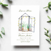 Liefde in Bloom Greenhouse Garden Vrijgezellenfees Kaart