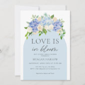 Liefde in Bloom Hydrangea Vrijgezellenfeest Kaart (Voorkant)