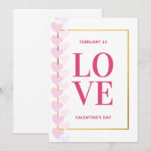 Liefde in Bloom Kaart (Voorkant / Achterkant)