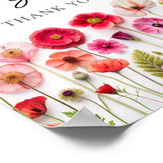 Liefde in Bloom Kaarten en geschenken Vrijgezellen Poster (Hoek)