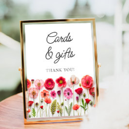 Liefde in Bloom Kaarten en geschenken Vrijgezellen Poster