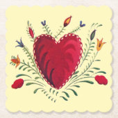 Liefde in Bloom Kartonnen Onderzetters (Voorkant)