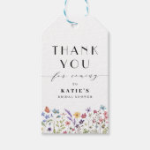 Liefde in Bloom Lente Zomer Bloemen Vrijgezellenfe Cadeaulabel (Voorkant)