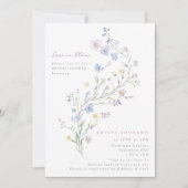 Liefde in Bloom Pastel Floral Vrijgezellenfeest Kaart (Voorkant)