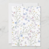 Liefde in Bloom Pastel Floral Vrijgezellenfeest Kaart (Achterkant)