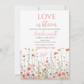 Liefde in Bloom Spring Bloemen Zomer Vrijgezellenf Kaart (Voorkant)