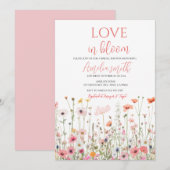 Liefde in Bloom Spring Bloemen Zomer Vrijgezellenf Kaart (Voorkant / Achterkant)