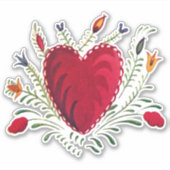 Liefde in Bloom Sticker (Voorkant)