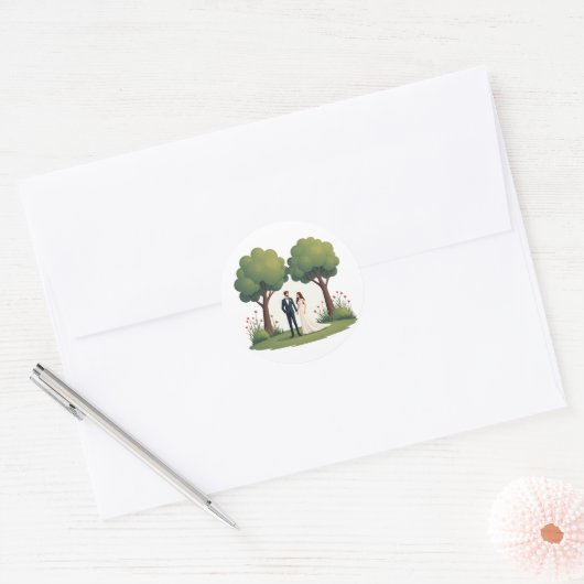 Liefde in Bloom Sticker (Envelop)