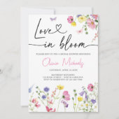 Liefde in Bloom Vrijgezellenfeest Bloemen Kaart (Voorkant)