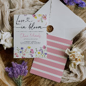 Liefde in Bloom Vrijgezellenfeest Bloemen Kaart