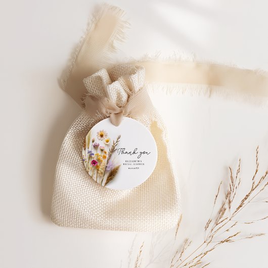 Liefde in Bloom Vrijgezellenfeest Dank u Bedankjes Labels