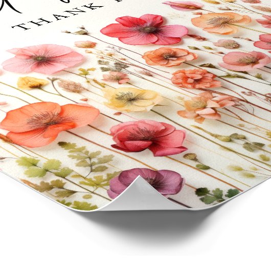 Liefde In Bloom Vrijgezellenfeest Kaarten en gesch Poster (Hoek)