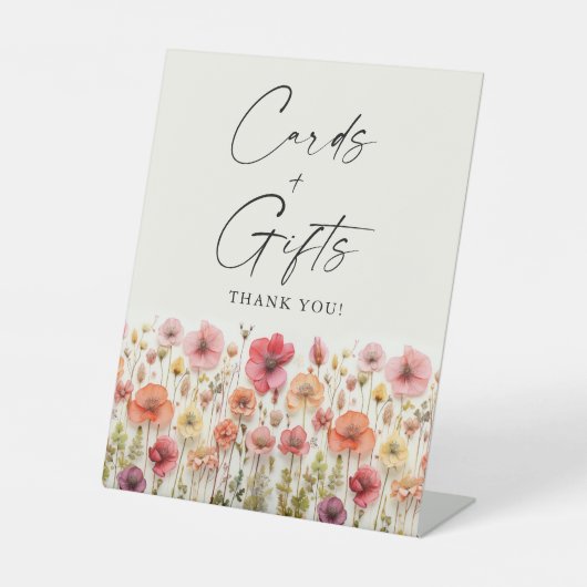 Liefde In Bloom Vrijgezellenfeest Kaarten en gesch Reclamebord Met Voetstuk (Voorkant)