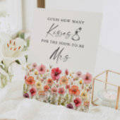 Liefde in Bloom Vrijgezellenfeest Kussen Spelbord Reclamebord Met Voetstuk