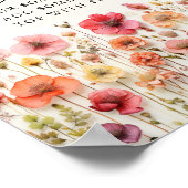 Liefde in Bloom Vrijgezellenfeest Mimosa Bar Teken Poster (Hoek)