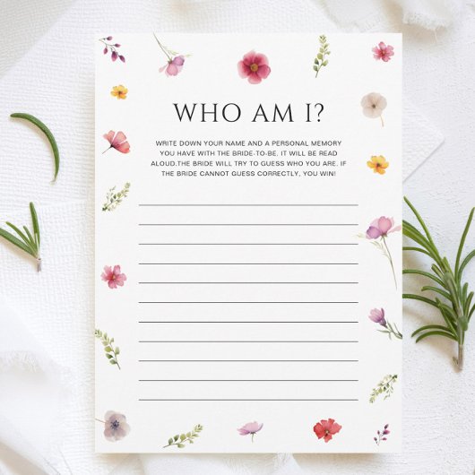 Liefde in Bloom Vrijgezellenfeest Raad Wie Game Ka Kaart