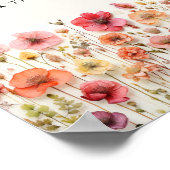 Liefde in Bloom Vrijgezellenfeest Recept Kaarten T Poster (Hoek)