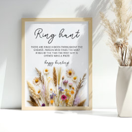 Liefde in Bloom Vrijgezellenfeest Spel Poster