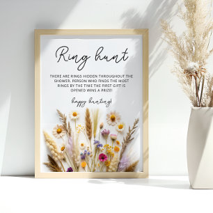 Liefde in Bloom Vrijgezellenfeest Spel Poster