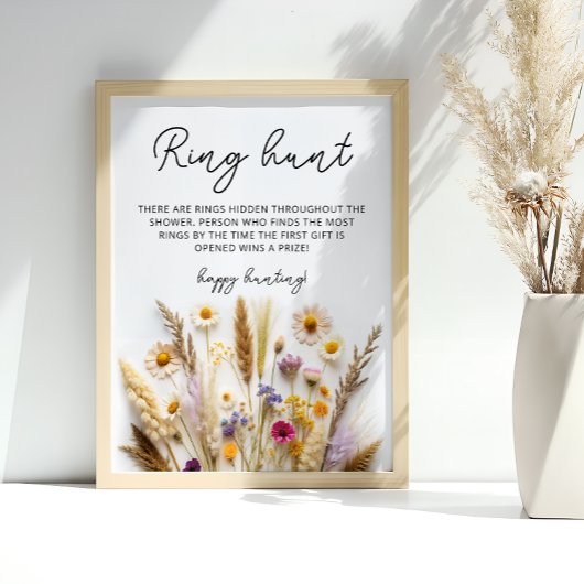 Liefde in Bloom Vrijgezellenfeest Spel Poster