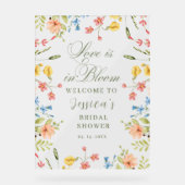 Liefde in Bloom Vrijgezellenfeest Welkom Acryl Bord (Voorkant)