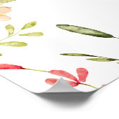 Liefde in Bloom Vrijgezellenfeest Welkomstbord Poster (Hoek)