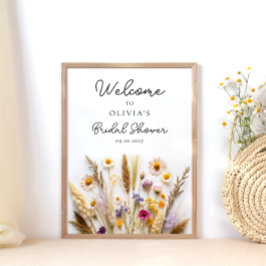 Liefde in Bloom Vrijgezellenfeest Wildflower Welko Poster