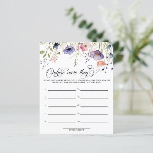 Liefde in Bloom | Waar waren ze | Spellen (Staand voorkant)