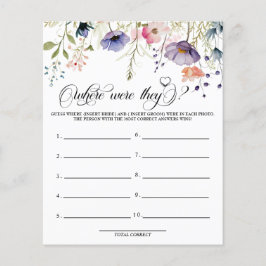 Liefde in Bloom | Waar waren ze | Spellen