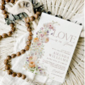 Liefde in Bloom Wildflower Boho Vrijgezellenfeest Kaart