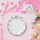 Liefde in Bloom Wildflower Borden Papieren Bordje (Feest)