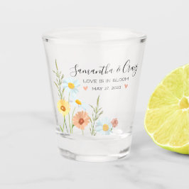 Liefde in Bloom Wildflower Daisy Shot Glass Glas