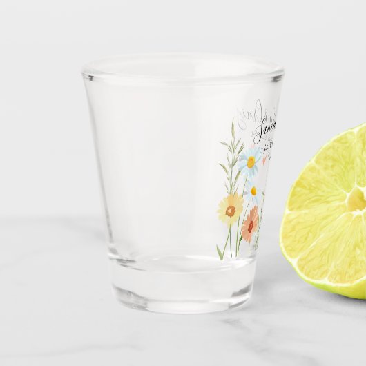 Liefde in Bloom Wildflower Daisy Shot Glass Shot Glas (Links)