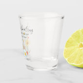 Liefde in Bloom Wildflower Daisy Shot Glass Shot Glas (Rechts)
